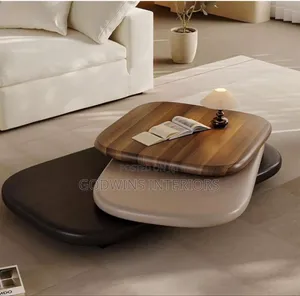 Modern Luxury Center Table – Wooden Gloss Finish