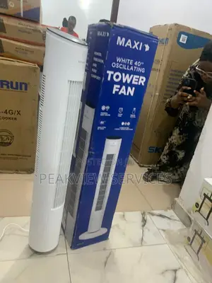 Maxi Oscillating Tower Fan 40'' - Stylish Cooling Solution