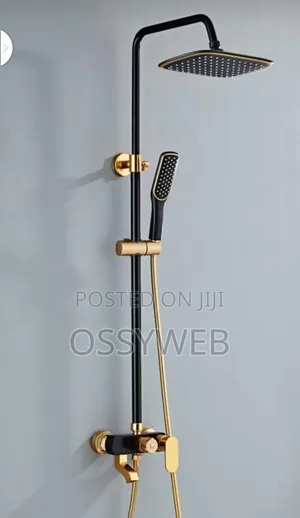 Balck and Gold Shower Kit