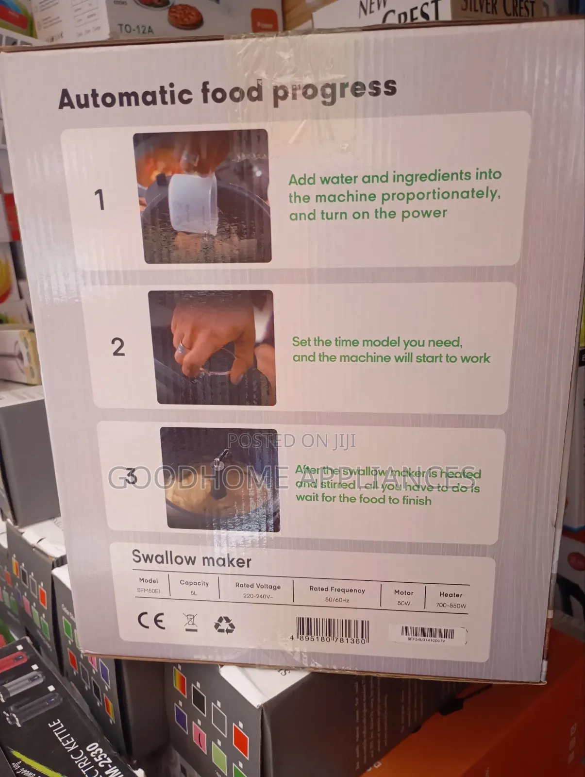 Syinix Swallow Maker Fully Automatic Yam Pounder