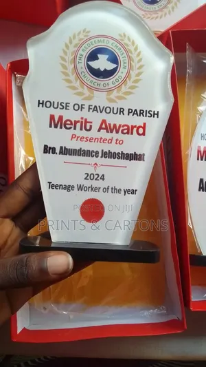 Printed Recognition Awards Branding (Jk)
