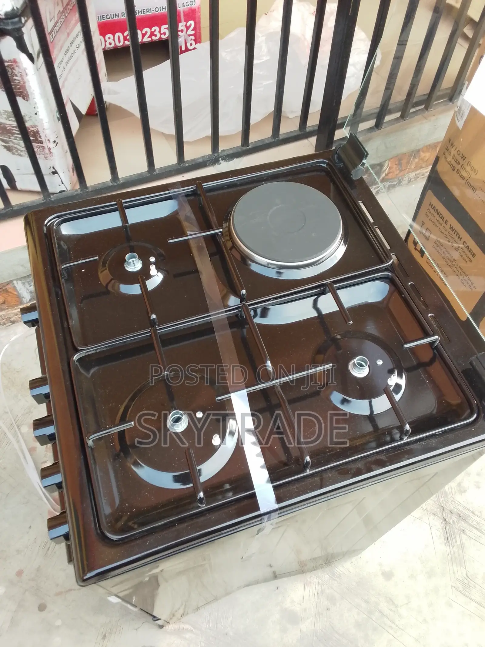 Bruhm 3+1 Black Gas Burner (Bgc-5331sb)