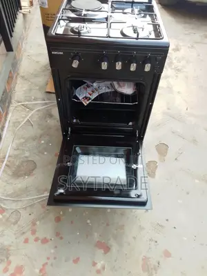Affordable 50*50 Gas Cooker + Oven (Black)