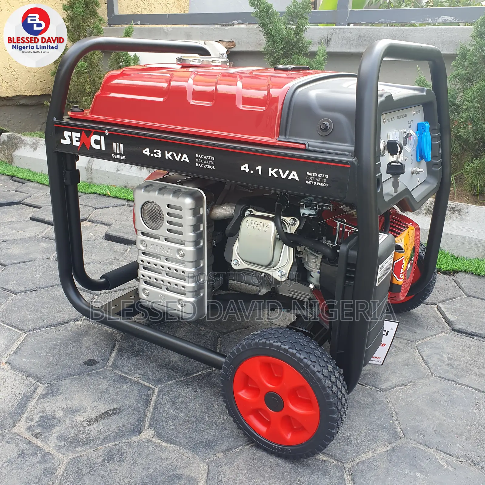 Senci SC7000E, 4.1kva Key Starter Generator 100% Copper