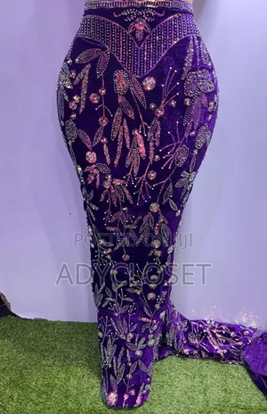 Embroidery Beaded Velvet Lace