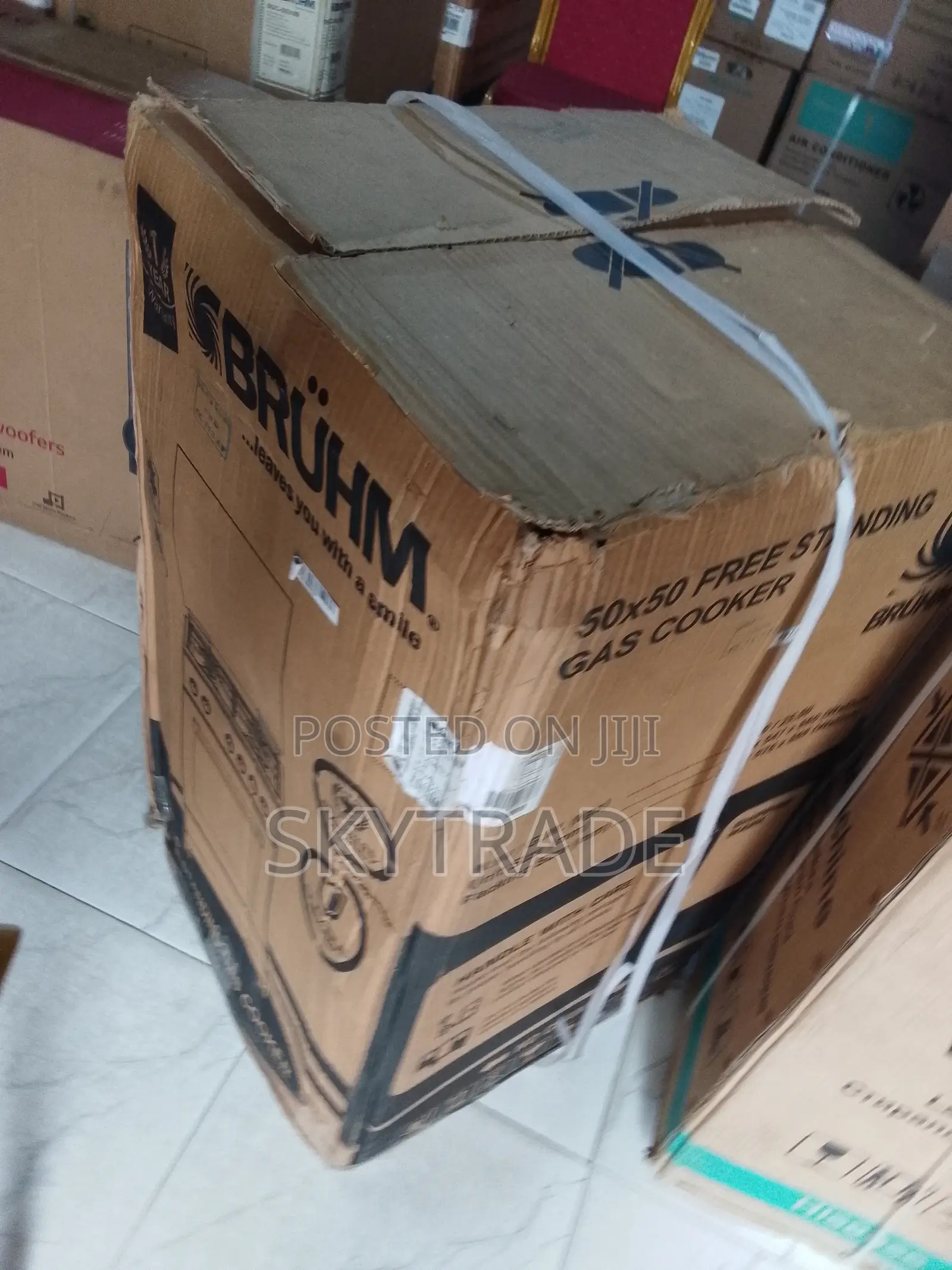 Classic 50*50 Bruhm Gas Burner + Oven (Bgc-5331sb)