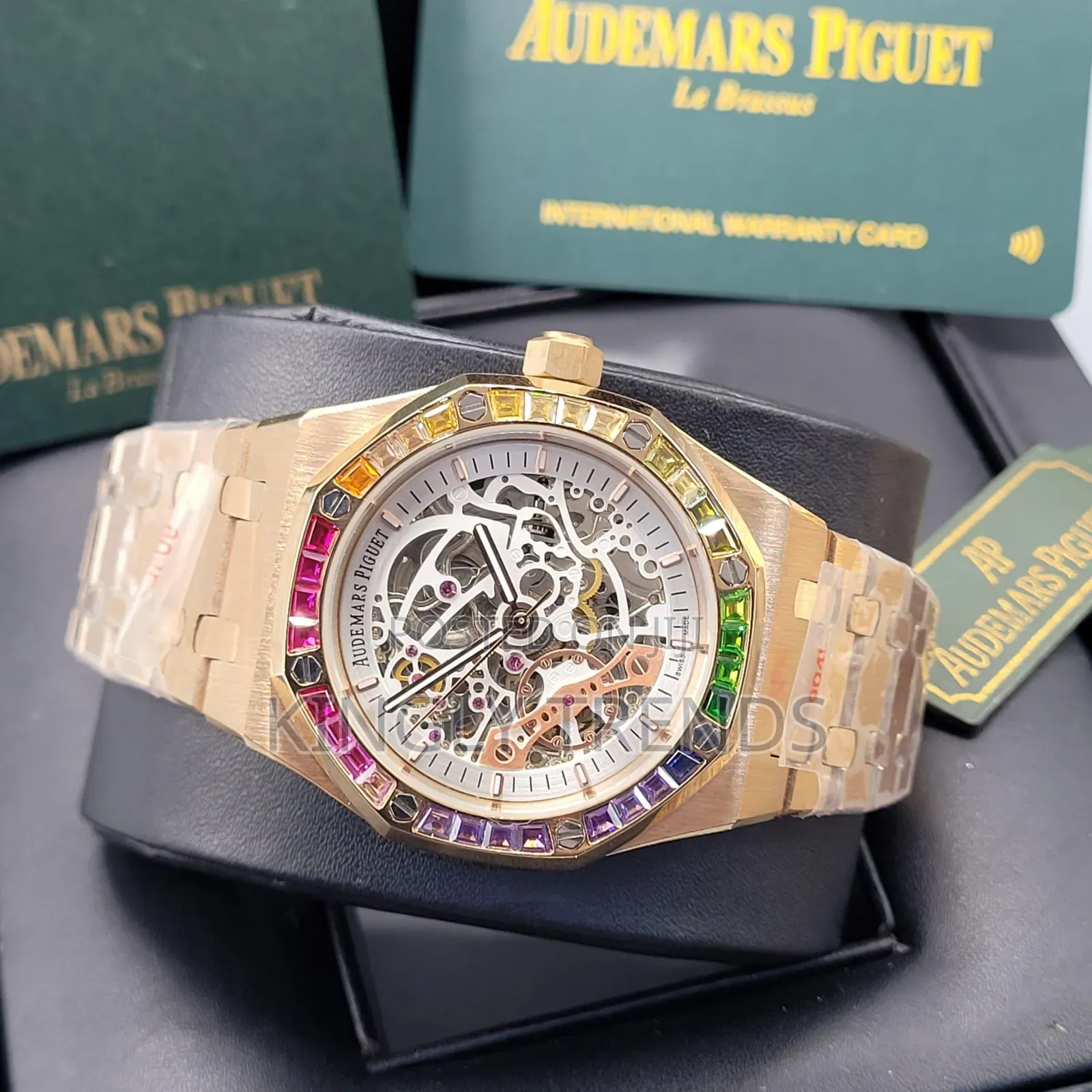 Ap Colored Stone Automatic Chain Watch