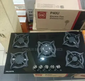 Quality Polystar Cabinet Gas Cooker Automatic 5 Burners