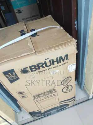 New Bruhm 50/50 Standing Gas Cooker + 1 Electric