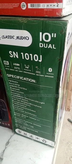 Classic Audio Double 10" Pa System