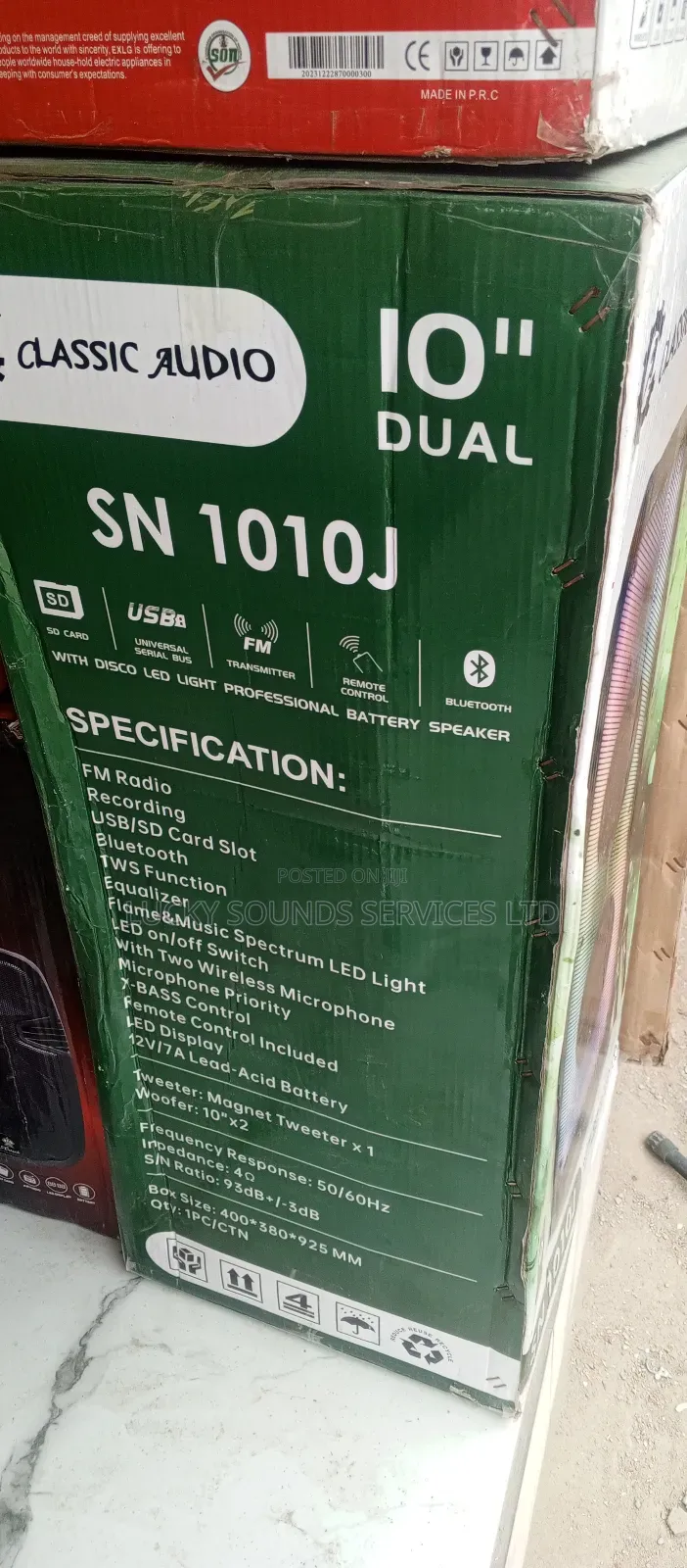 Classic Audio Double 10" Pa System