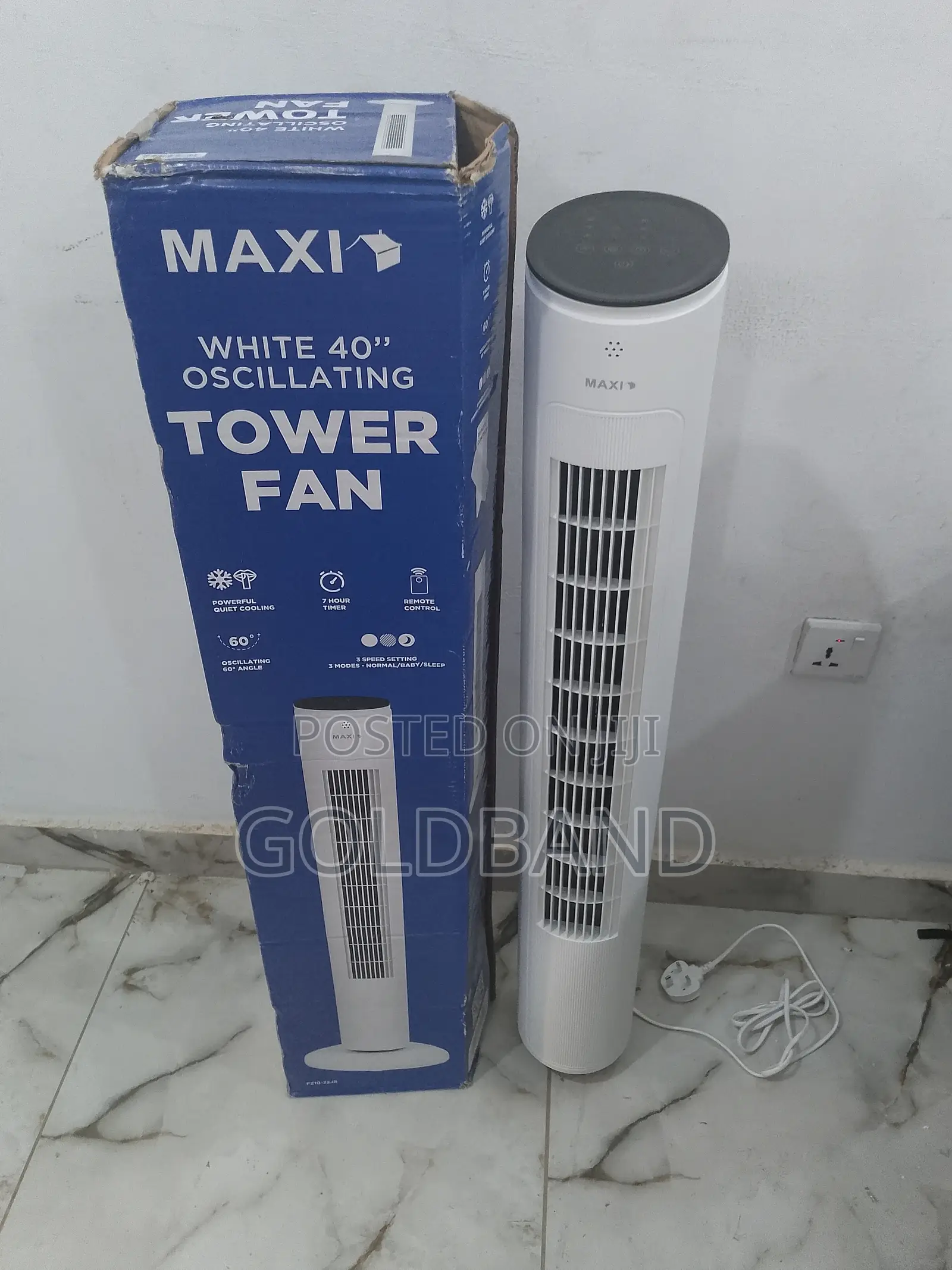 Maxi 40" Oscillating Cool-Max Fan