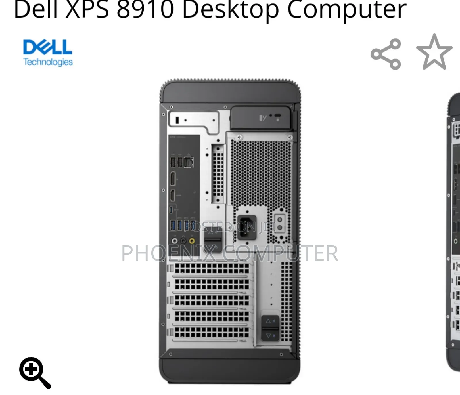 Desktop Computer Dell XPS 16GB Intel Core I7 SSD 256GB