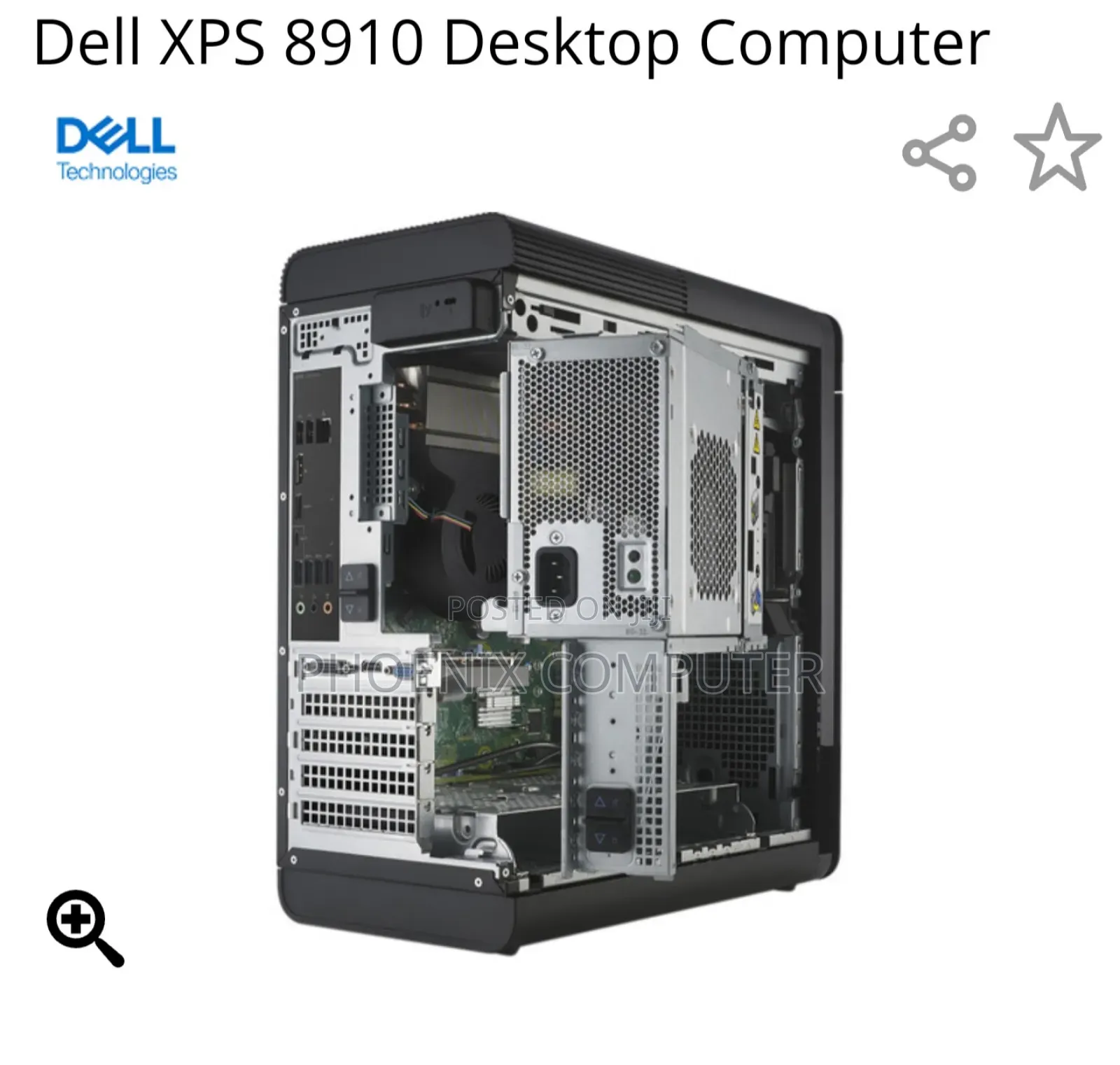 Desktop Computer Dell XPS 16GB Intel Core I7 SSD 256GB