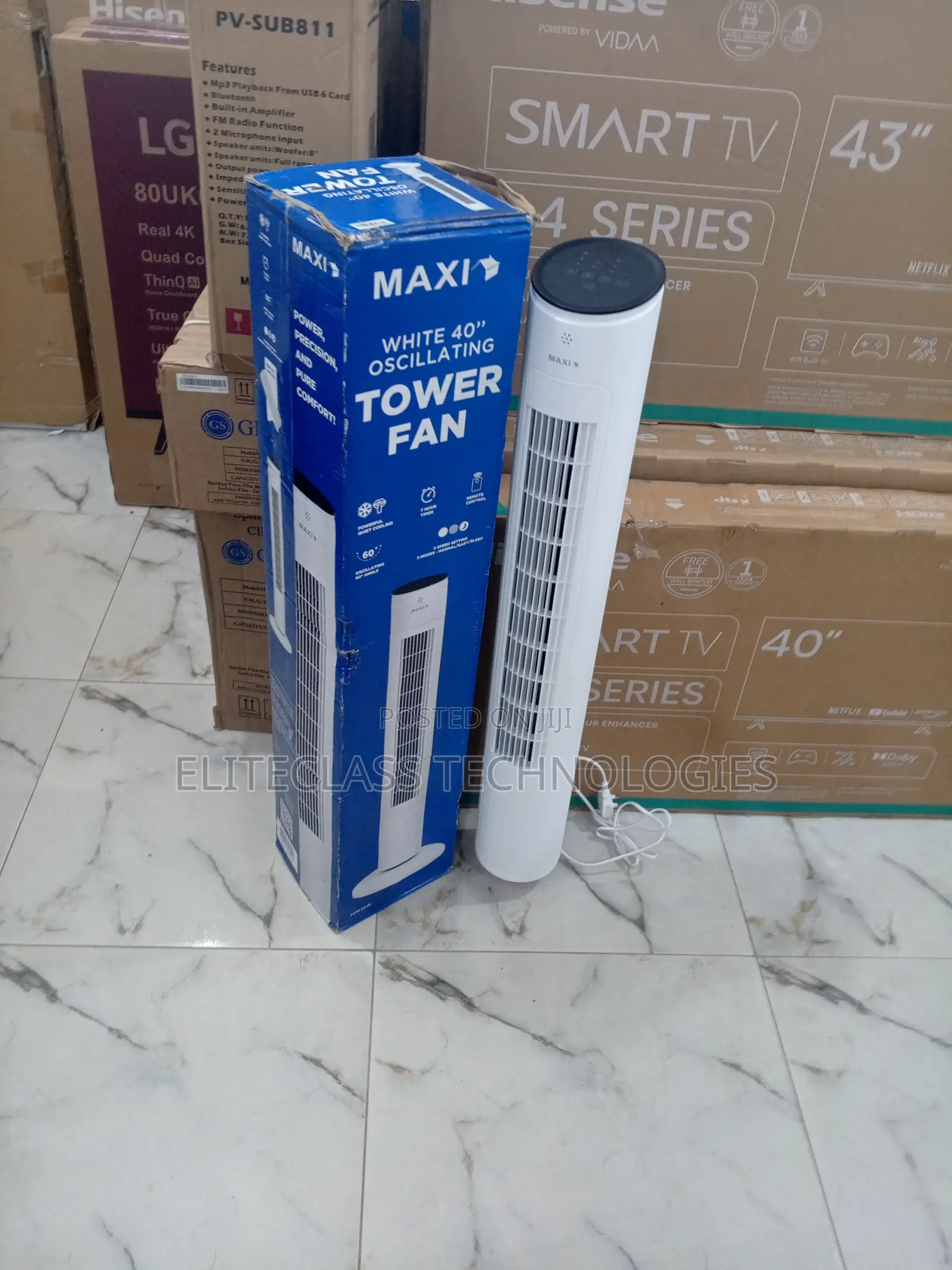 Maxi Multi Functional Directional 40" Oscillating Tower Fan