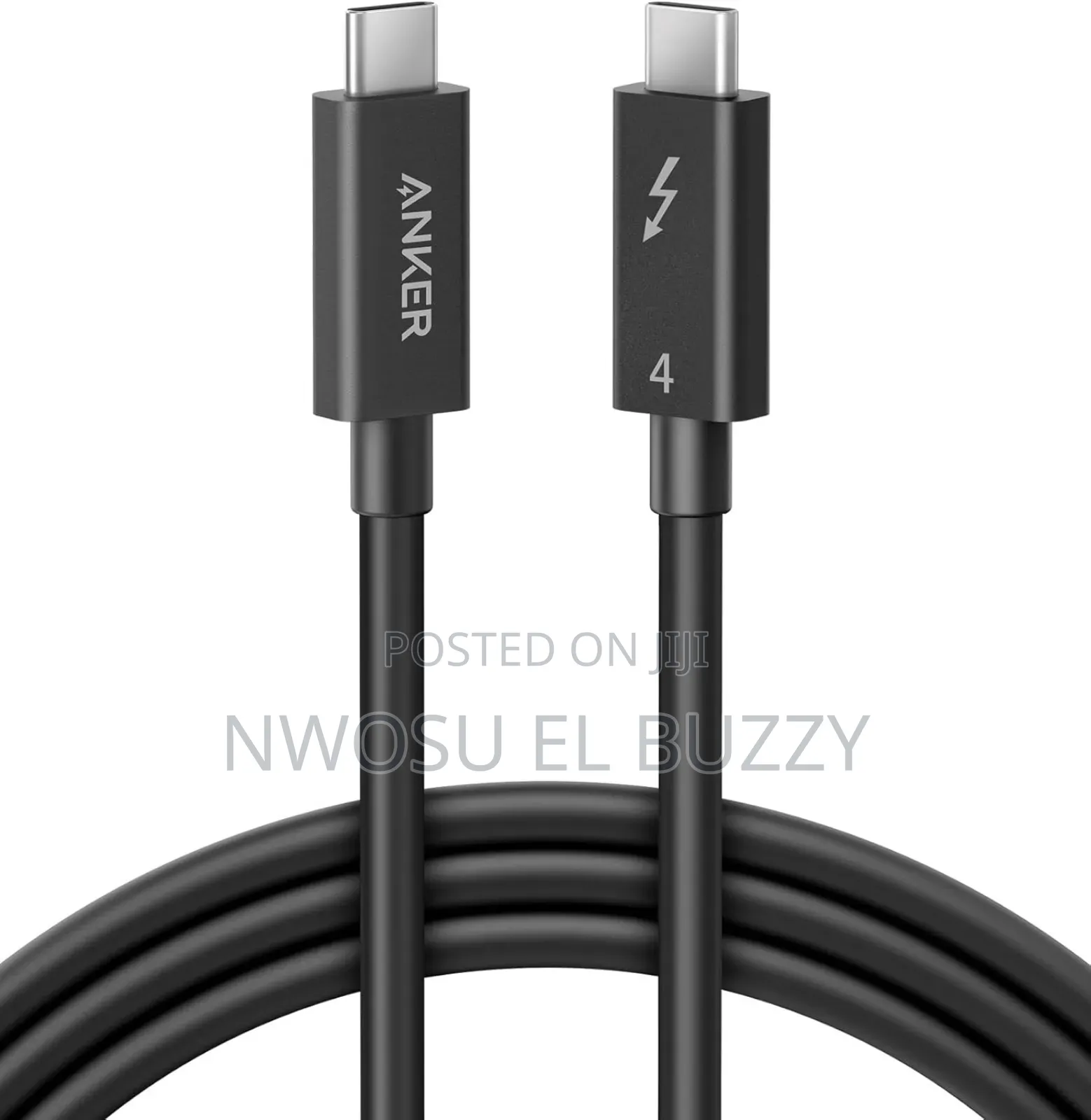 Anker USB-C to USB-C Thunder Bolt 4 100W Cable (6.6 Ft)