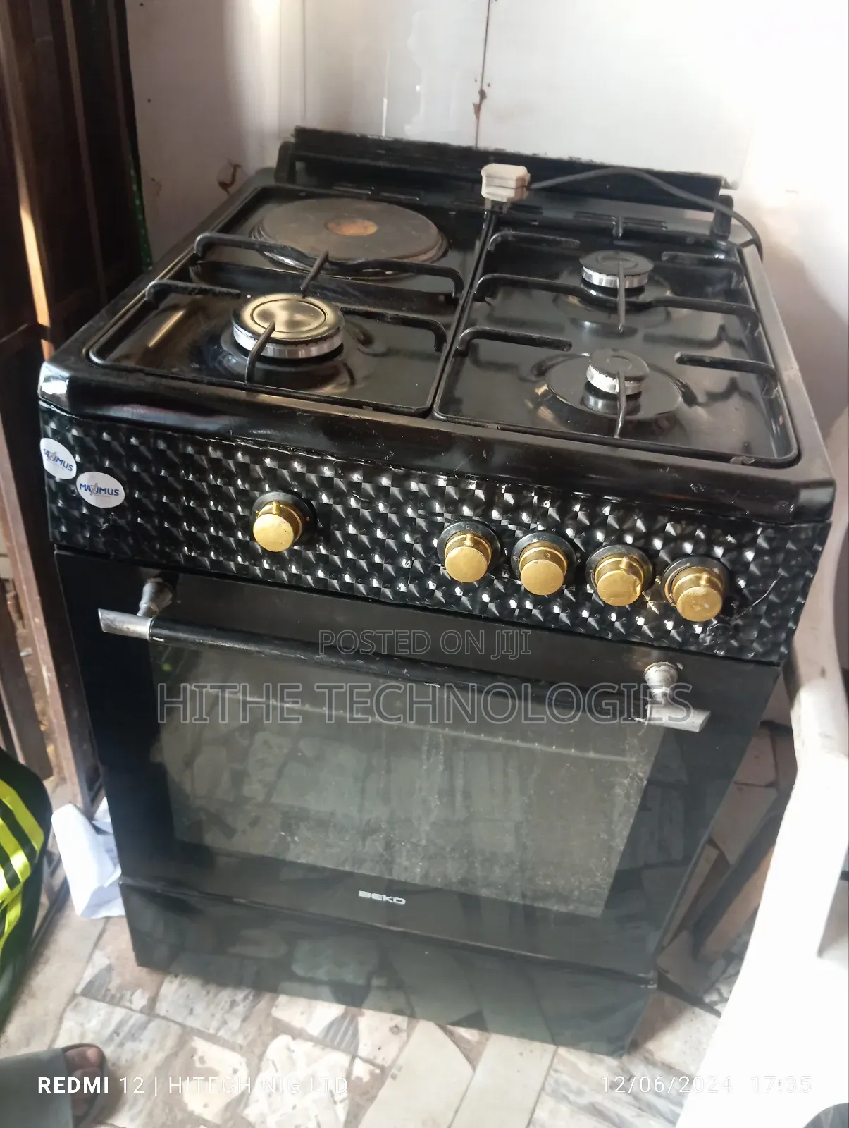 Neatly Used Standing Gas Cooker
