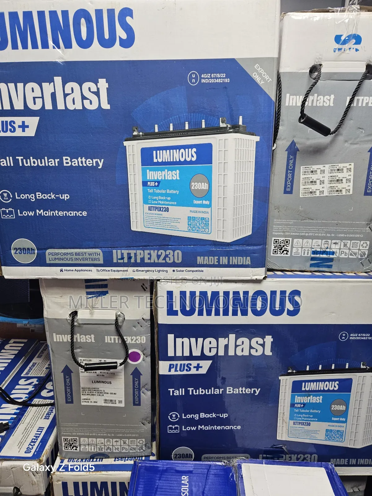 Luminous Inverlast Plus 230ah 12v Made in India