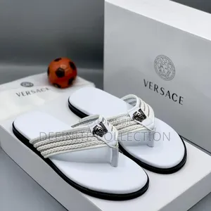Photo - VERSACE White Slippers