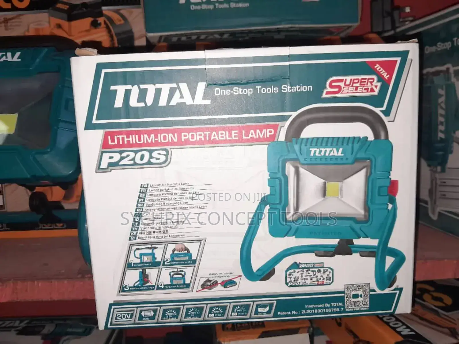 Cordless Portable Lamp -20v