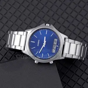 Casio Authentic Digital/Analog Chain Strap Wristwatch