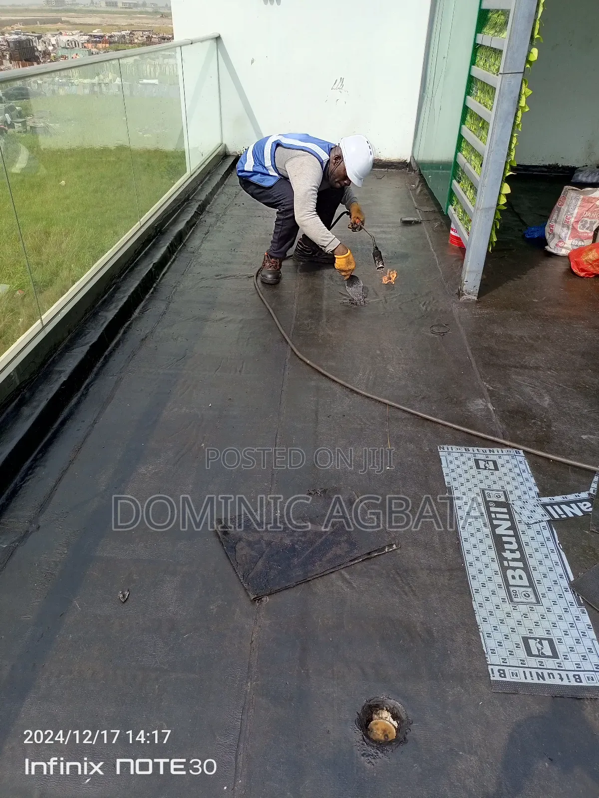 Workmanlike Waterproofing Felt