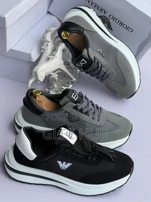 GIORGIO ARMANI Laced Sneakers
