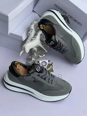 GIORGIO ARMANI Laced Sneakers