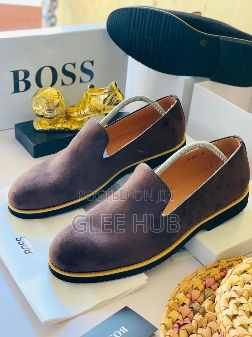 Boss Suede Flat Shoes