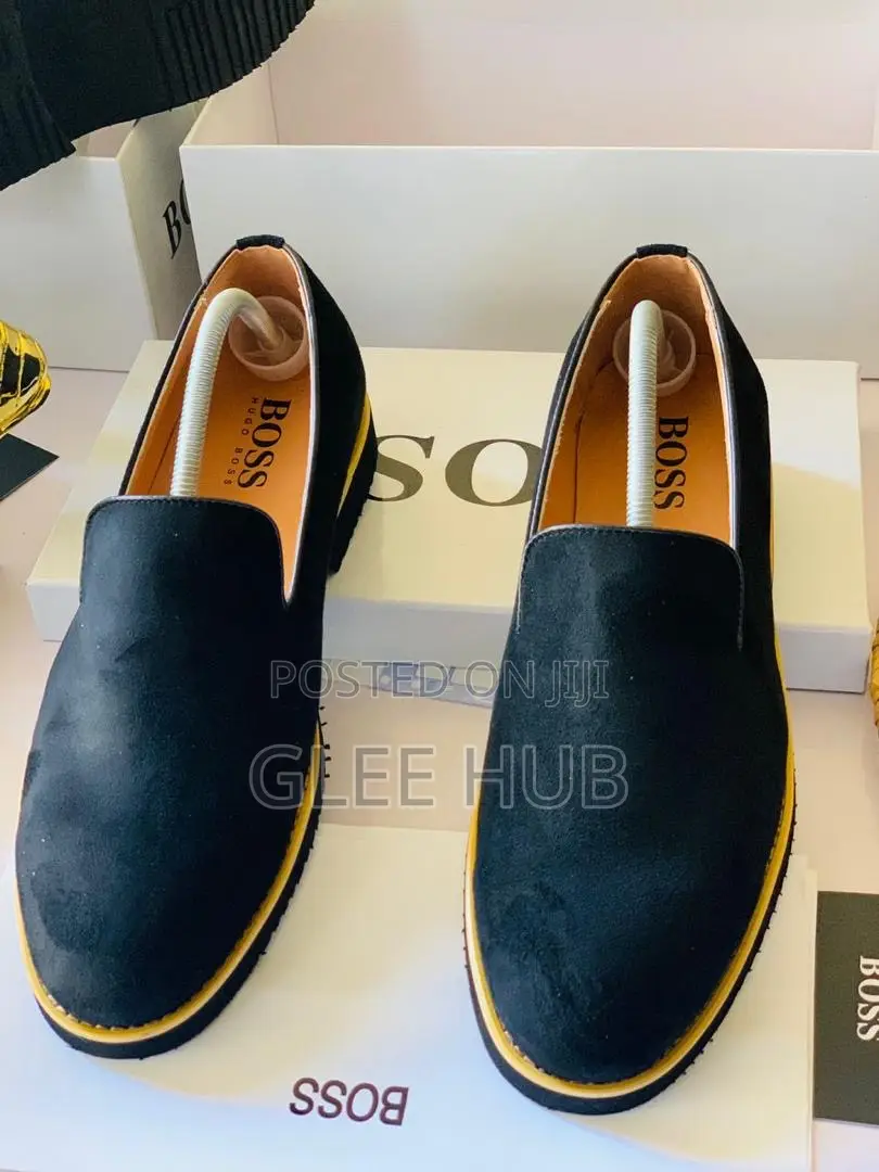 Boss Suede Flat Shoes