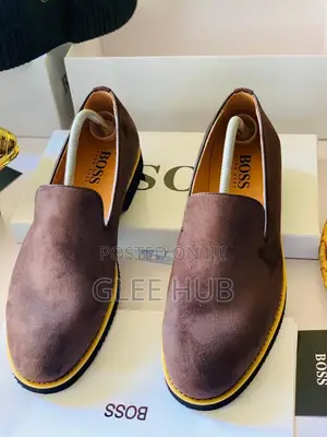 Boss Suede Flat Shoes