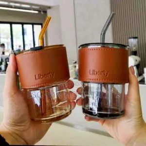 Souvenirs Fancy Glass Travel Mugs / Smoothie Mason Jars