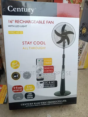 Century Rechargeable Fan - 16 Inches