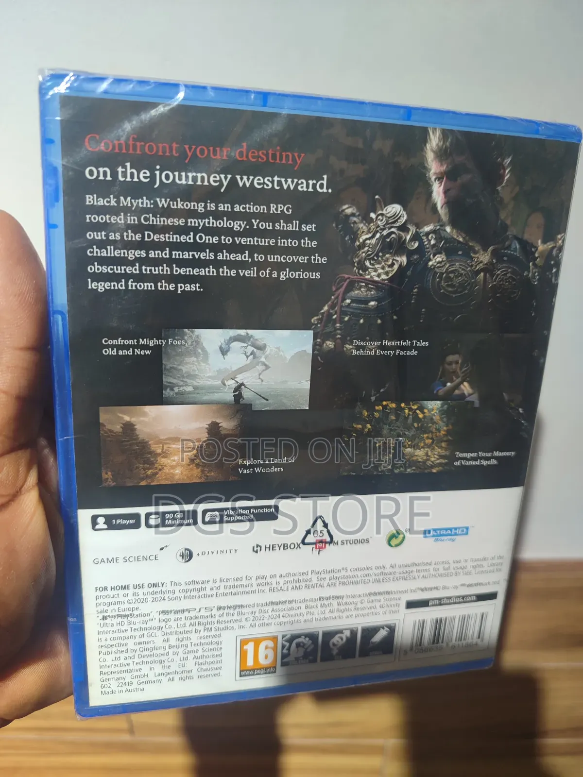 PS5 Black Myth Wukong Game