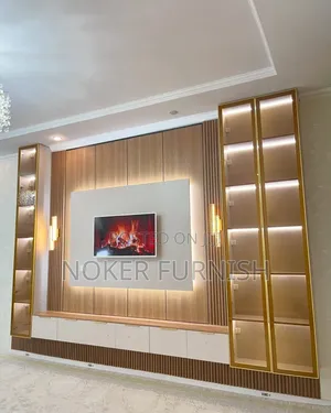 TV Console With LED Lights