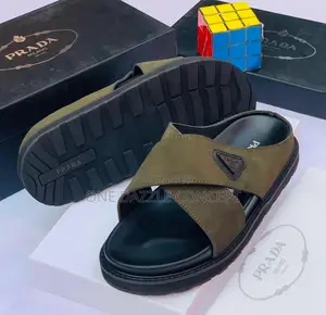 Prada Cross Slippers