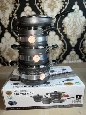 Non Stick Pots With Fry Pan