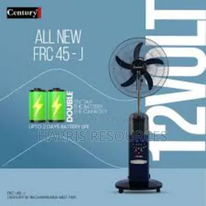 Century Mist Fan Double Batteries and Led Light (Frc 45j)