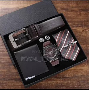 5in1 Gift Box for Men in Abuja. Gift Box With Tie for Men