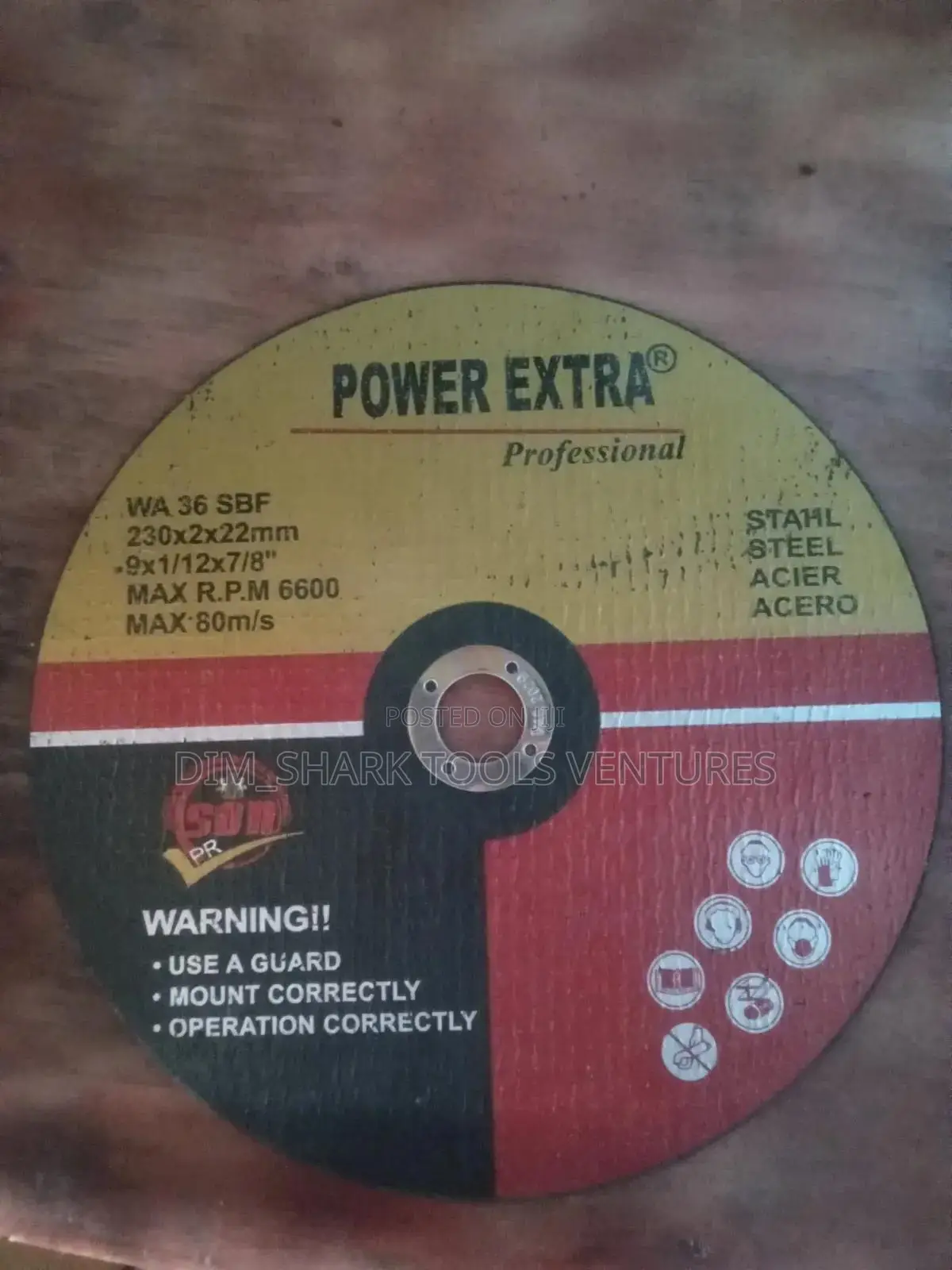 9"Cutting Disc (POWER EXTRA)