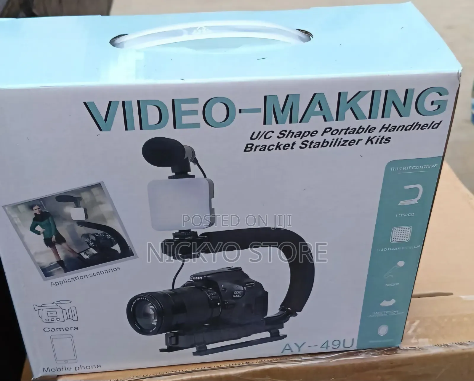 U Shaped Video Making Handheld Stabilizer Kit Camera