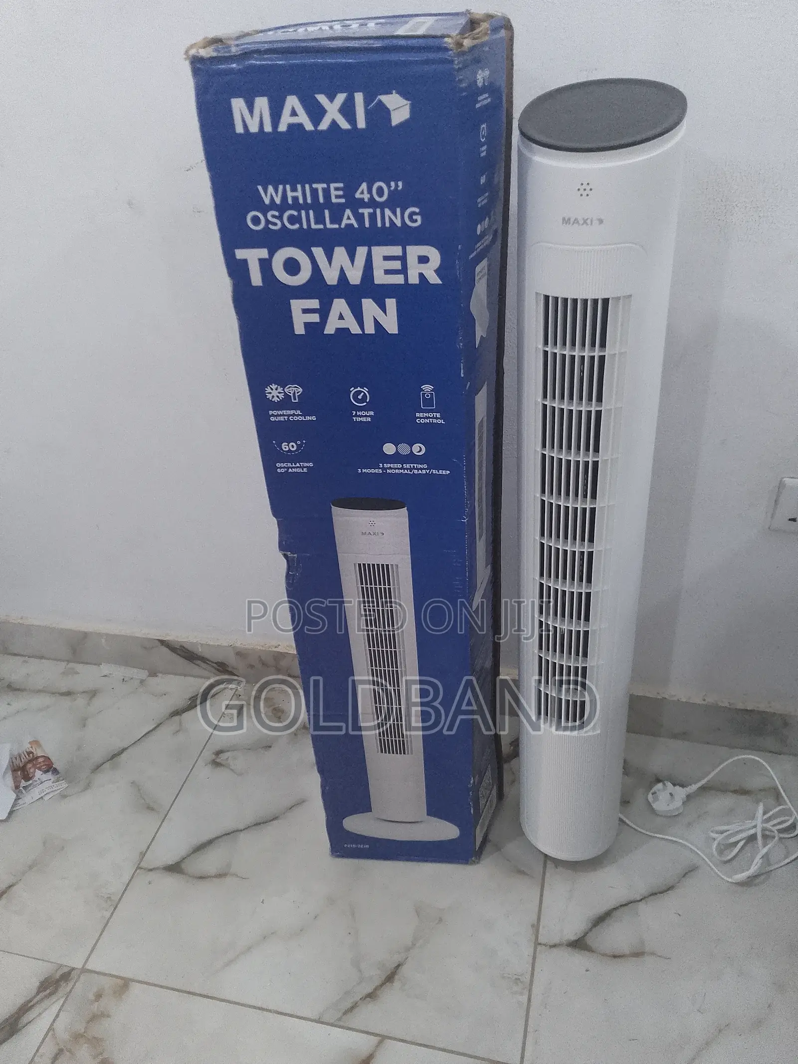 Maxi 40" Oscillating Windmaster Tower Fan