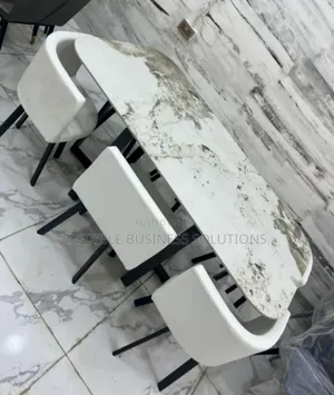 Dining Table Set Marble With 6 Chairs