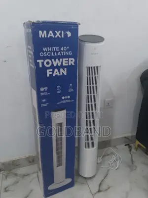 Maxi 40" Oscillating Tower Fan With Adjustable Settings