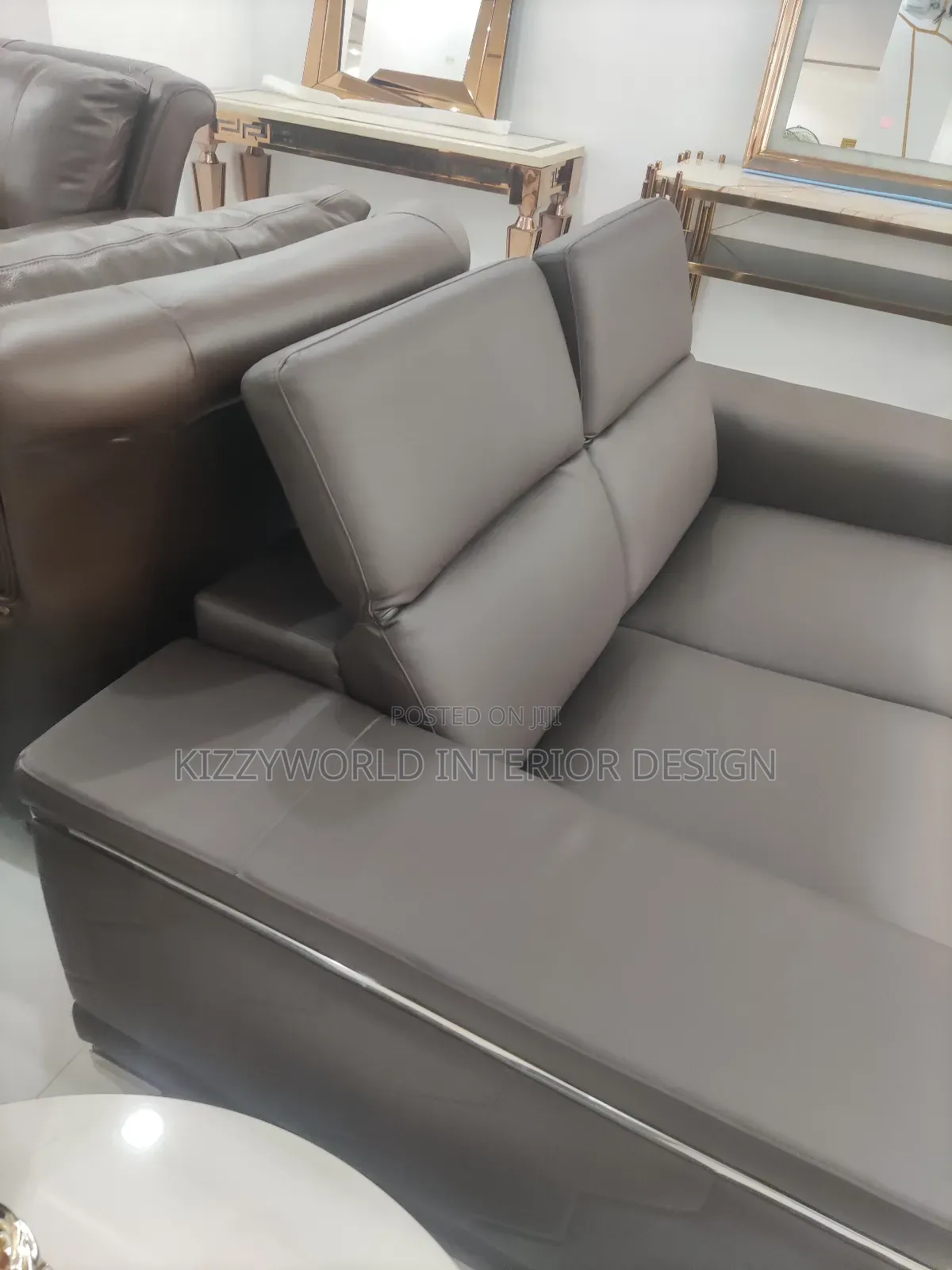 Pure Leather Sofa Chair.