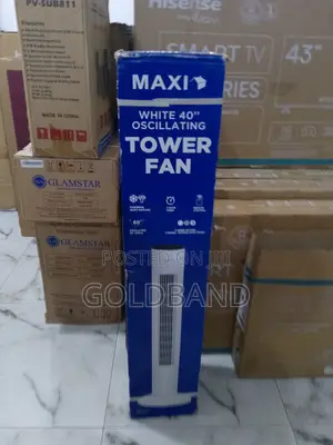 40" Less Noise Maxi Oscillating Tower Fan
