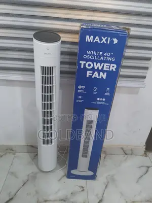 Airwave 40" Maxi White Oscillating Tower Fan