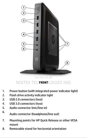 New Desktop Computer HP T630 8GB Intel Core 2 Quad SSD 512GB