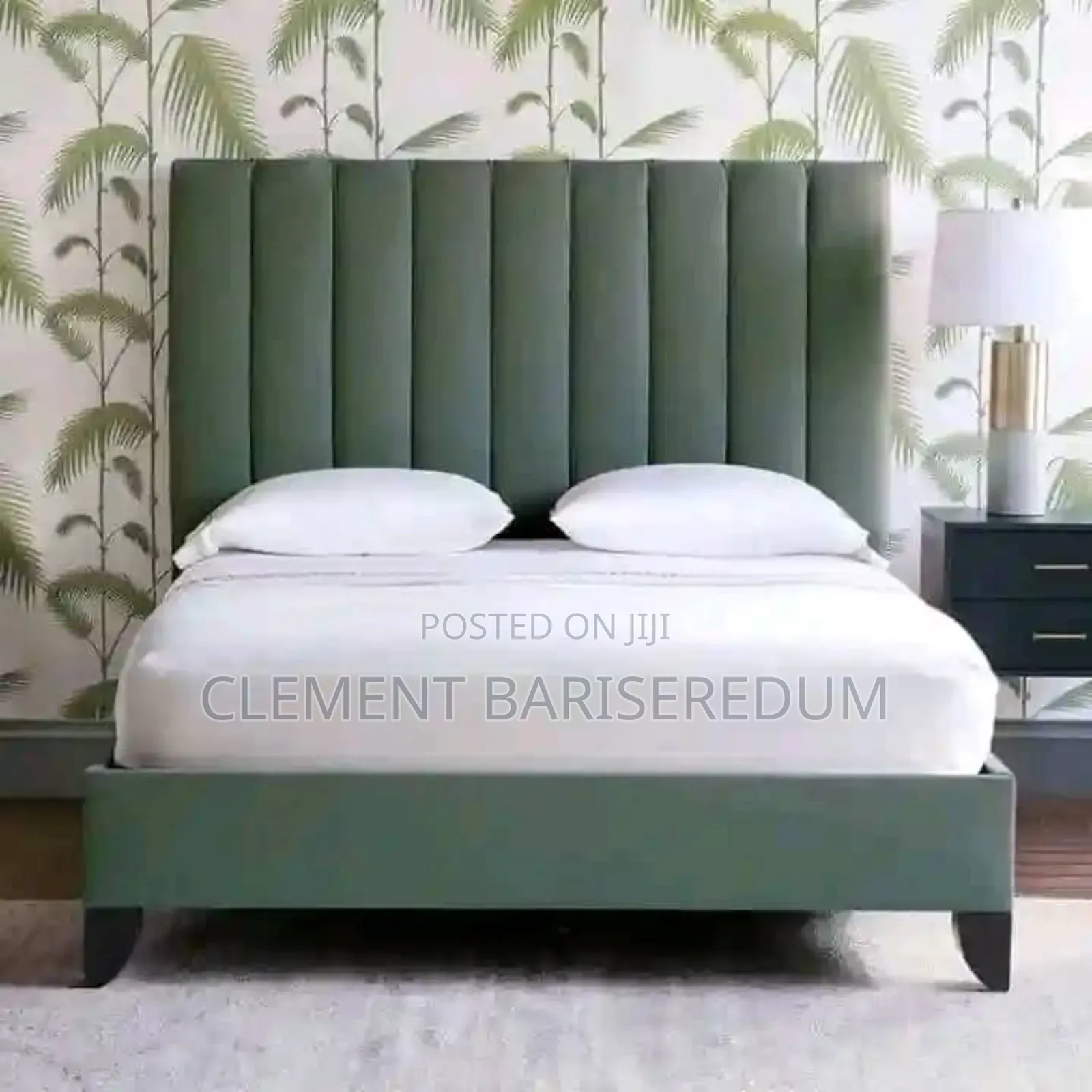 High Quality Padded Bed-flame