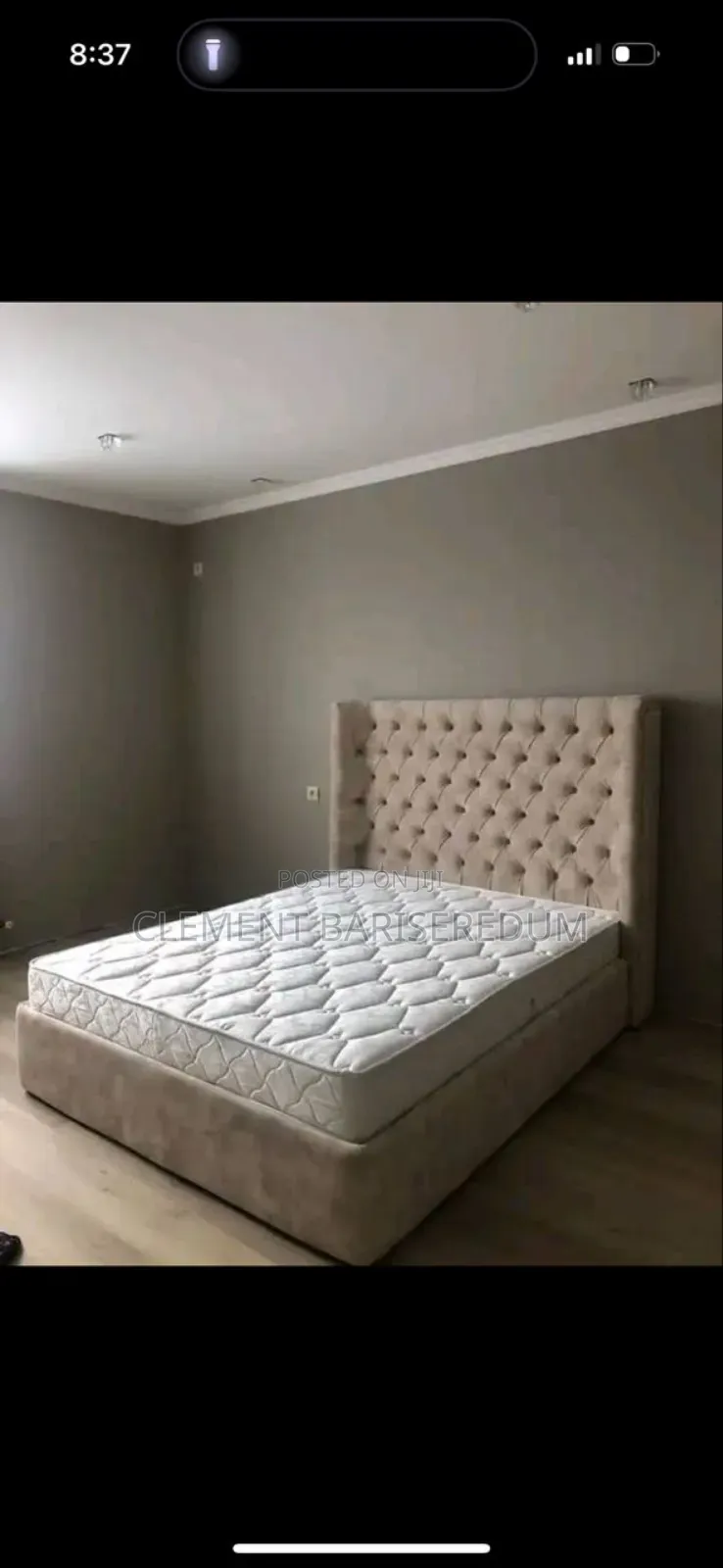 High Quality Padded Bed-flame